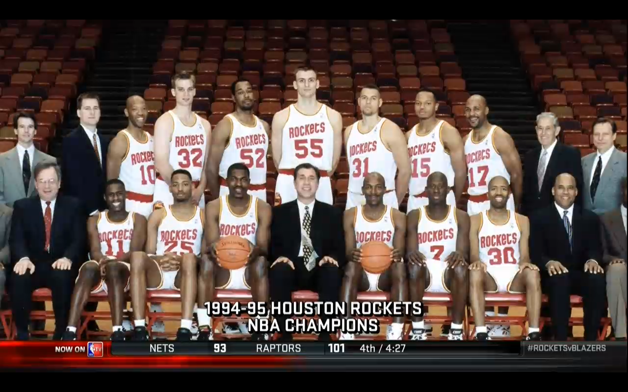 The 1994 & 1995 Houston Rockets Championship Dynasty