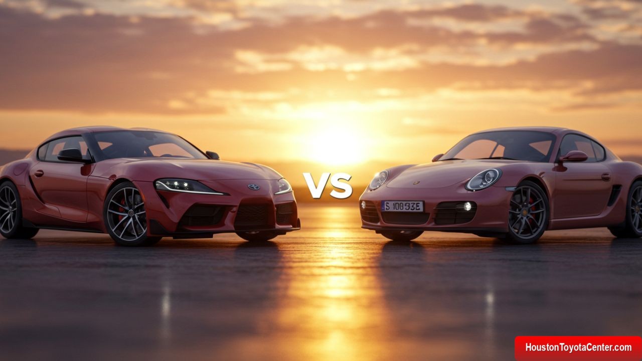 Toyota Supra vs. Porsche Cayman