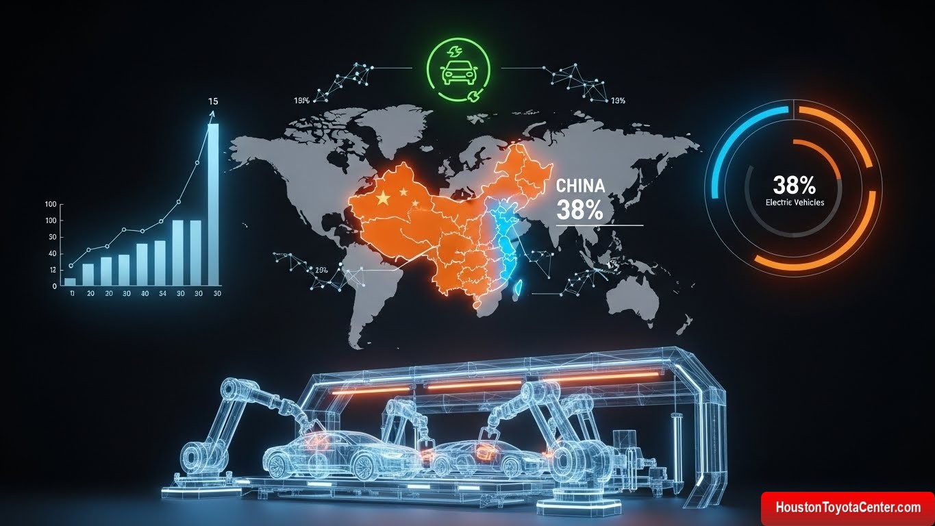 China Now Dominates 38% of Global New Car Sales