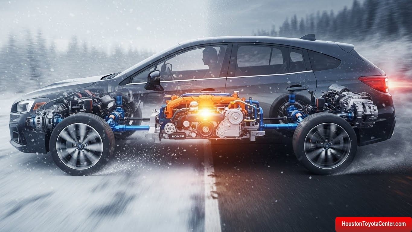 Subaru's Symmetrical AWD and Boxer Engine