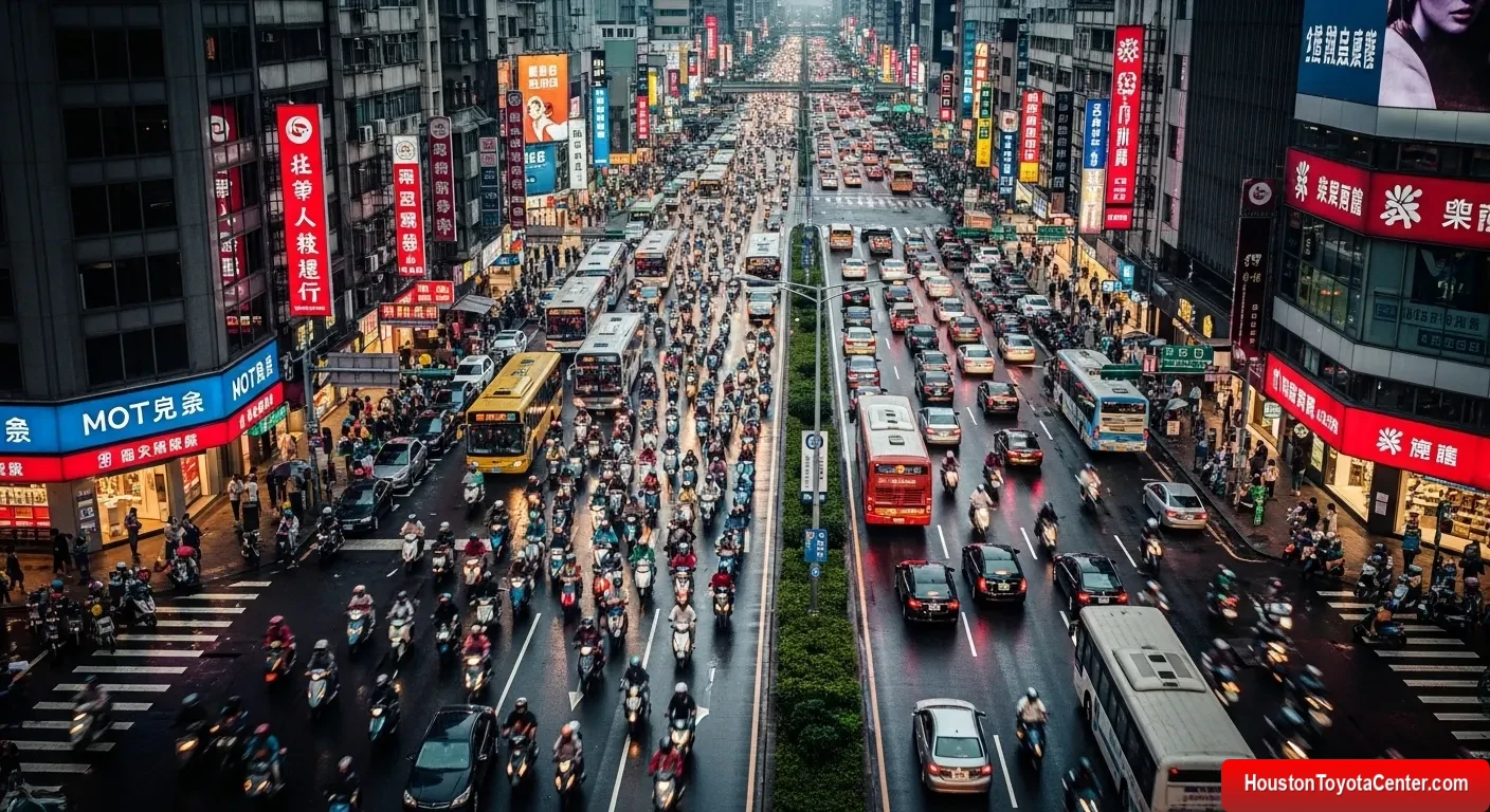 The Dominance of Scooters and Motorcycles in Asian Cities