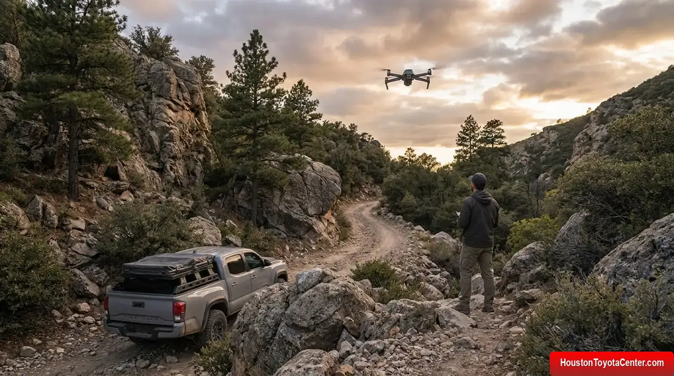 Toyota Explores a Compact Drone System That Could Transform Off Road Driving