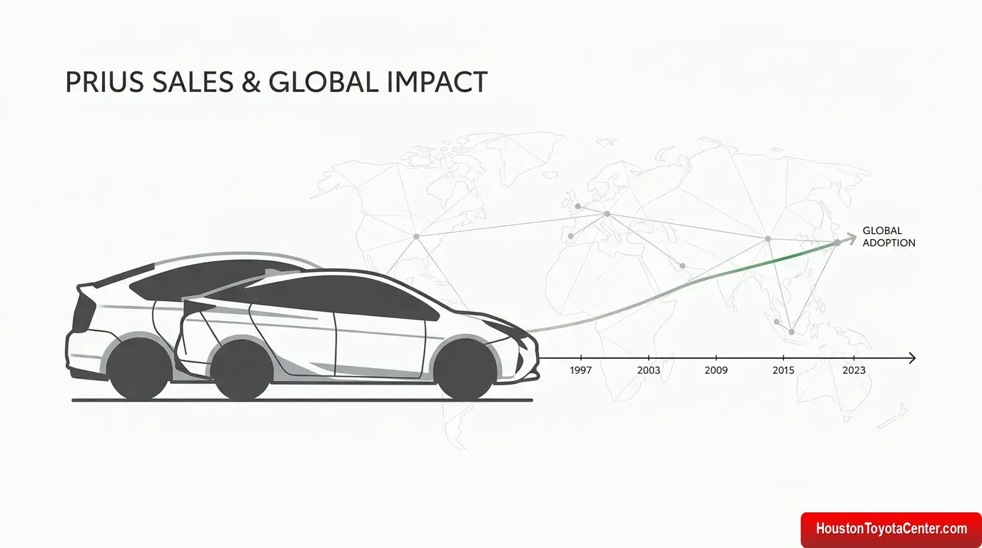 Prius Sales History and Global Impact