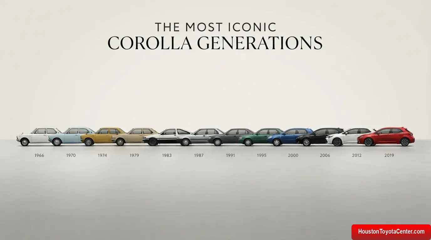 The Most Iconic Corolla Generations
